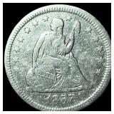 1857 Seated Liberty Quarter LIGHTLY  CIRCULATED