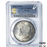 1878 7/8TF Morgan Silver Dollar PCGS MS63 Strong