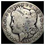 1903-S Silver Morgan Dollar LIGHTLY CIRCULATED