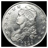 1829 Capped Bust Half Dollar UNCIRCULATED