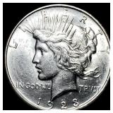 1923 Silver Peace Dollar CHOICE BU