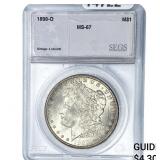 1898-O Morgan Silver Dollar SEGS MS67
