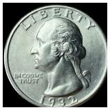 1932 Washington Silver Quarter UNCIRCULATED