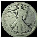 1916 Silver Walking Liberty Half Dollar  NICELY C