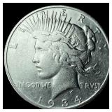1934-S Peace Silver Dollar UNCIRCULATED