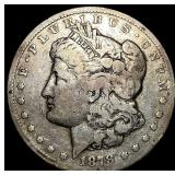 1878-S Silver Morgan Dollar LIGHTLY CIRCULATED