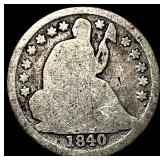 1840-O Silver Half Dime NICELY CIRCULATED
