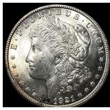1921 Silver Morgan Dollar GEM BU