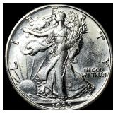 1935-S Silver Walking Liberty Half Dollar UNCIRCUL