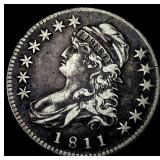 1811 Capped Bust Half Dollar NICELY CIRCULATED