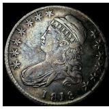 1818 Capped Bust Half Dollar NEARLY UNCIRCULATED