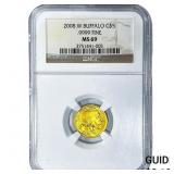 2008-W Gold $5 Buffalo NGC MS69