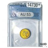 1878-S $2.50 Gold Quarter Eagle ANACS AU53