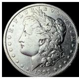 1897-O Silver Morgan Dollar NEARLY UNCIRCULATED