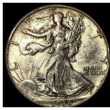 1936-D Silver Walking Liberty Half Dollar UNCIRCUL