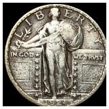 1924 Standing Liberty Silver Quarter CLOSELY UNCIR