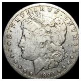 1890-CC Silver Morgan Dollar LIGHTLY CIRCULATED