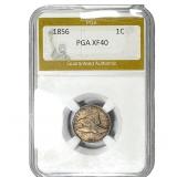 1856 Flying Eagle Cent PGA XF40