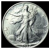 1937-S Silver Walking Liberty Half Dollar UNCIRCUL