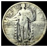1929-D Silver Standing Liberty Quarter LIGHTLY CIR