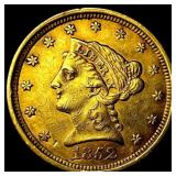 1852 Gold $2.50 Liberty Head Quarter Eagle CHOICE