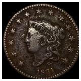 1831 Coronet Head Large Cent NEARLY  UNCIRCULATED