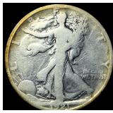 1921 Silver Walking Liberty Half Dollar CLOSELY UN