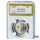 1925 Stone Mountain Half Dollar PGA MS66