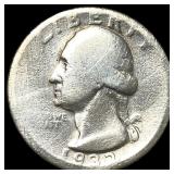 1939-D Washington Quarter NICELY CIRCULATED
