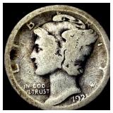 1923 Silver Mercury Dime NICELY CIRCULATED