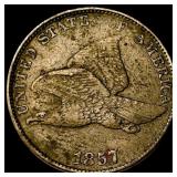 1857 Flying Eagle Cent CLOSELY UNCIRCULATED
