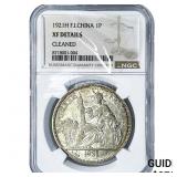 1921-H French-Indochina Silver 1 Trade Piastre NGC
