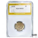 1916 Buffalo Nickel PGA MS65