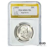 1955 Franklin Half Dollar PGA MS65 FBL Bugs Bunny