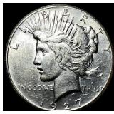 1927 Silver Peace Dollar UNCIRCULATED