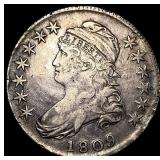 1809 Capped Bust Half Dollar NEARLY UNCIRCULATED
