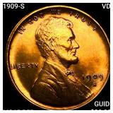1909-S VDB Wheat Cent GEM BU RD
