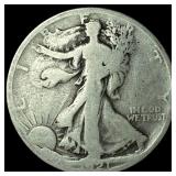 1921-S Silver Walking Liberty Half Dollar  NICELY