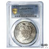 1878-CC Morgan Silver Dollar PCGS MS63