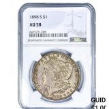 1898-S Morgan Silver Dollar NGC AU58