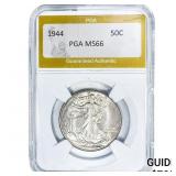 1944 Walking Liberty Half Dollar PGA MS66
