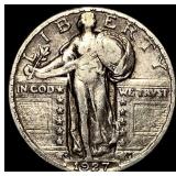 1927-D Silver Standing Liberty Quarter NEARLY UNCI