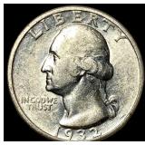 1932-D Silver Washington Quarter NEARLY UNCIRCULAT