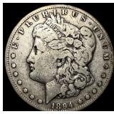 1894-S Silver Morgan Dollar LIGHTLY CIRCULATED