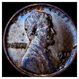 1915-D Lincoln Wheat Cent CHOICE AU