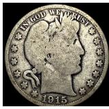 1915 Barber Half Dollar NICELY CIRCULATED