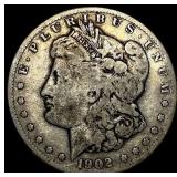 1902-S Silver Morgan Dollar LIGHTLY CIRCULATED