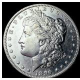 1896-O Silver Morgan Dollar CHOICE AU