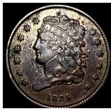 1835 Classic Head Half Cent CLOSELY UNCIRCULATED