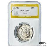1920 Maine Half Dollar PGA MS66